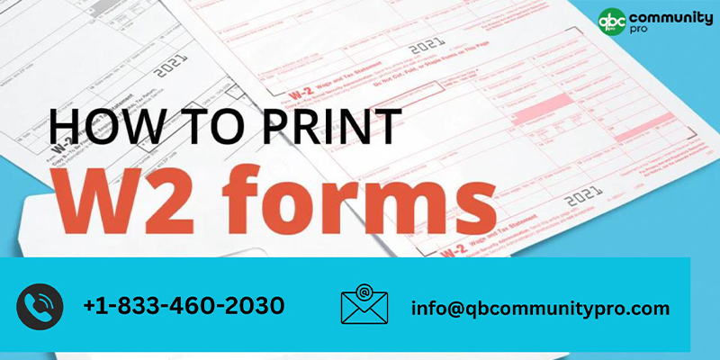 Reprint W2 Forms in QuickBooks Desktop