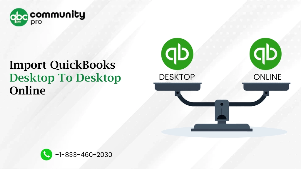 Import QuickBooks Desktop To Desktop Online