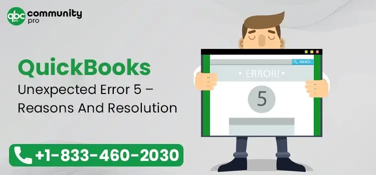 QuickBooks Unexpected Error 5