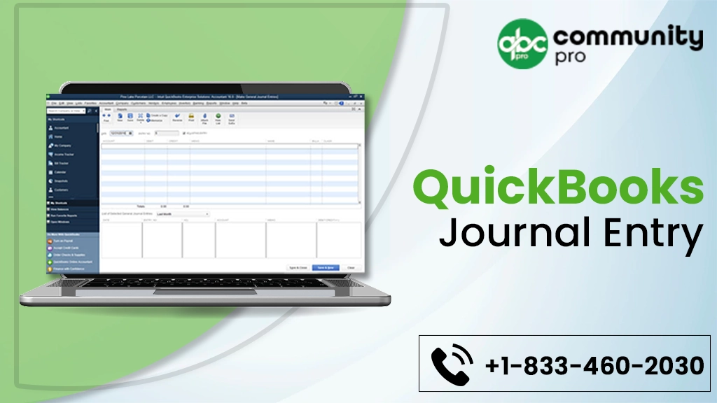 Quickbooks Journal Entry