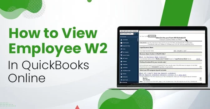 An Illustrative Guide on How to View Employee W2 In QuickBooks Online 