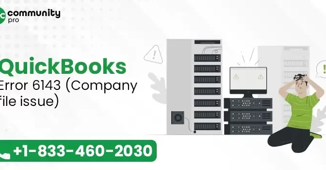 Fix QuickBooks Error 6143 (Issue In Company File)