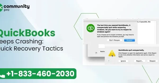 QuickBooks Keeps Crashing? Learn How To Solve The Problem