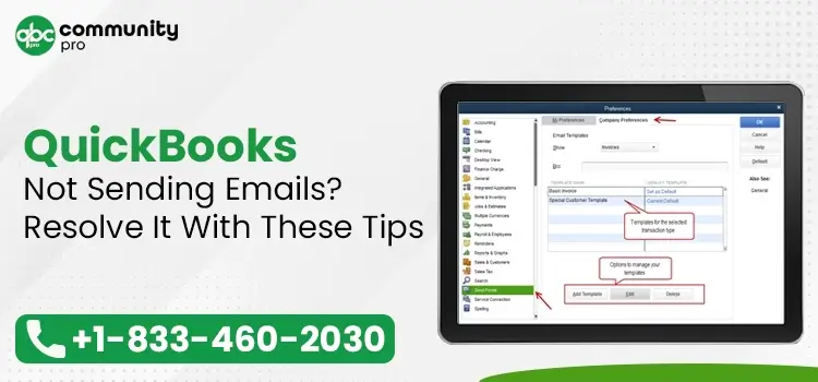 QuickBooks Not Sending Emails