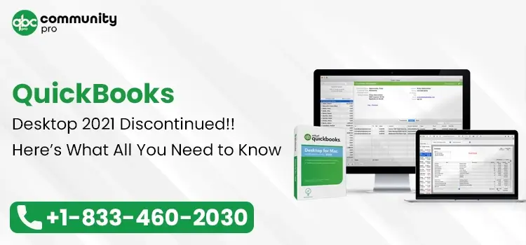 QuickBooks Desktop 2021 Discontinued