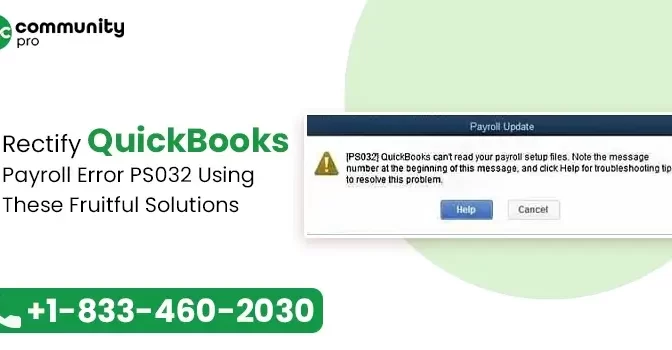 How to Fix QuickBooks Error PS032 When Updating Payroll?