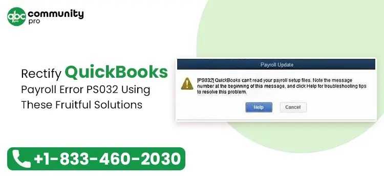 QuickBooks Payroll Error PS032