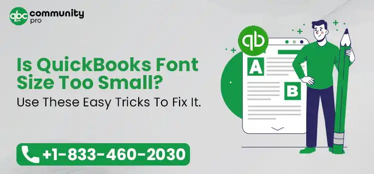 QuickBooks Font Size Too Small